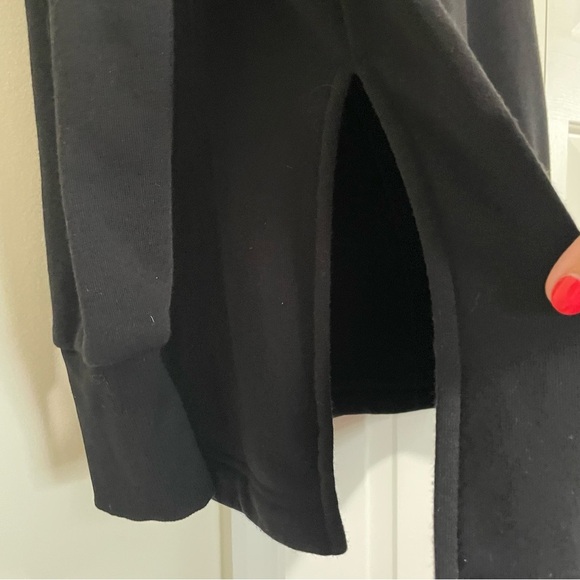 Adam Selman Sport Black Button Down Fleece Jacket Size Medium - Picture 6 of 11